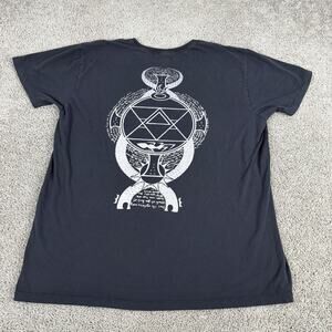 Fullmetal Alchemist Brotherhood Shirt Mens 2XL Black Riza Hawkeye Anime Graphic